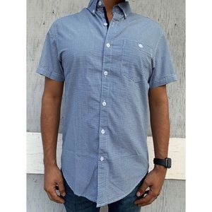 Denim & Flower Blue Button-up